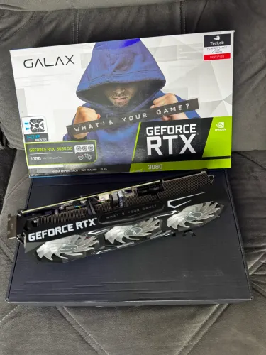 RTX 3080 GALAX SG 4 FANS IMPECÁVEL 10GB