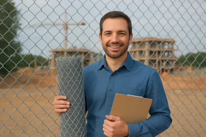 Cerca, com tela e palanquedaFábica num só lugar!