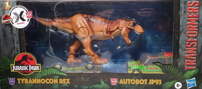 Transformers Jurassic Park Tyranncon Rex lacrado original Hasbro