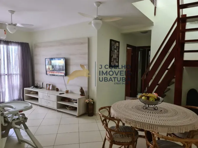 Apartamento DUPLEX disponível para venda ou permuta (casa em Ubatuba em Condomínio fechado