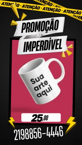 Caneca personalizada com sua arte pronto em 24 Horas