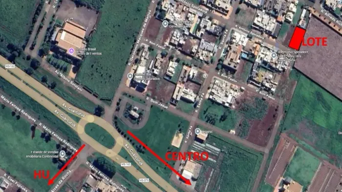 Terreno ESQUINA 13x30 (390m²) Santa Fé Dourados MS