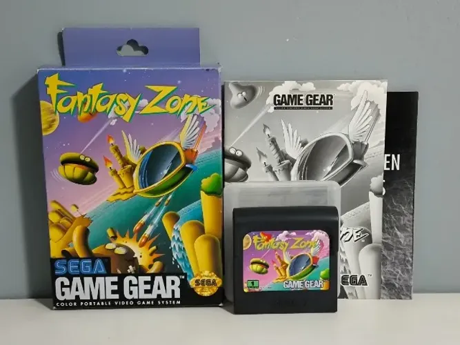 Fantasy Zone Game Gear - Completo com Caixa e Manual | Clássico Arcade| Raro| Colecionador