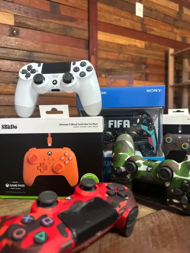 Controle play 4 vibração dupla ENTREGAMOS