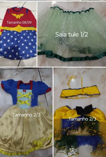 Fantasias Infantis (25,00 cada )