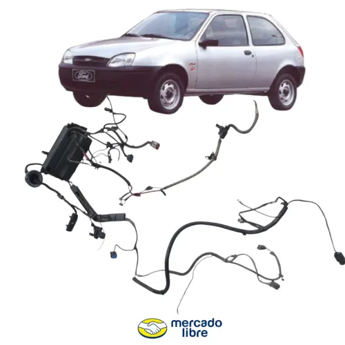 Chicote Do Ford Fiesta 2001 Zetec Rocam 1.0