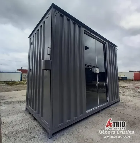 Container para escritório, mini mercado moderno!