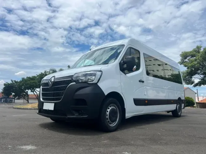 RENAULT MASTER EXECUTIVA -2023- BRANCA - 16 LUGARES !!! - ÚNICO DONO ;