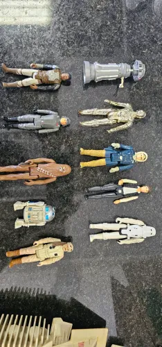 Star Wars Action figures coleção completa primeira edição 1977 1978