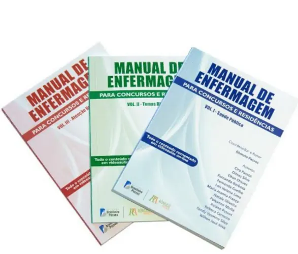 Manuais de Enfermagem para Concursos e Residências