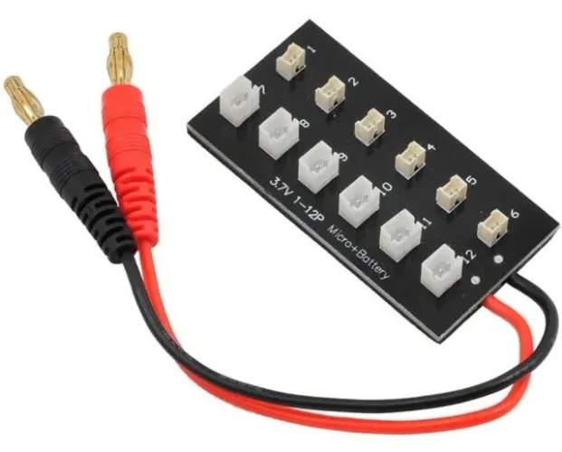 Carregador De Bateria-Paralelo 1S 12 Board X2T7 Arduino Automação Robotica COD-CP197