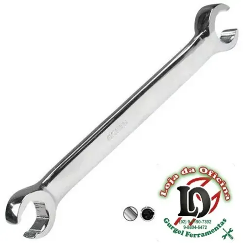 Chave tubo de freio Poligonal Aberta Espelhada de 8 x 10mm - SATA-ST48200SC