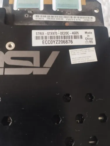 Placa de vídeo ASUS GTX970 Strix