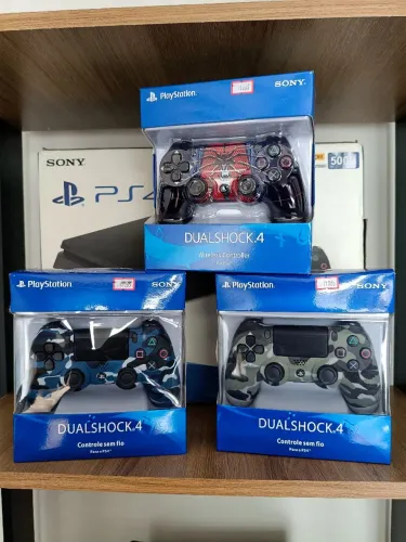 Controle ps4 sem fio via Bluetooth compatível com Pc e tv 