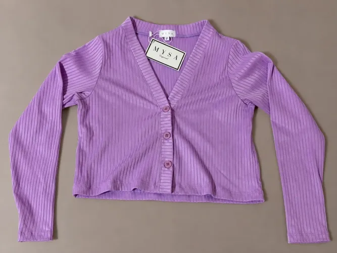 Cardigan lilás mysa apparel