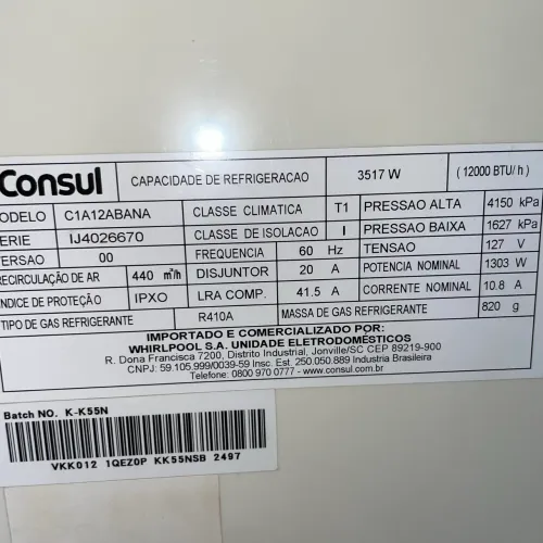 Ar-Condicionado Portátil CÔNSUL Facilite 12.000 BTUs