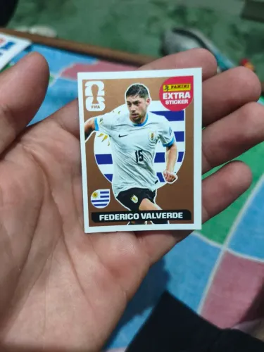 Figurinha da copa do mundo 2026 Valverde bronze