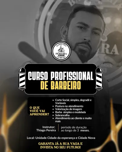 Curso prático barbeiro profissional 