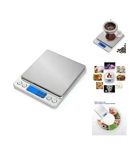 Balança de Precisão Digital Inox 2kg 0.1g