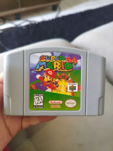 Cartucho super Mario 64(relabel) + jumper pack