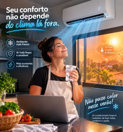 LIMPEZA DE AR CONDICIONADO SEM ENROLAÇÃO
