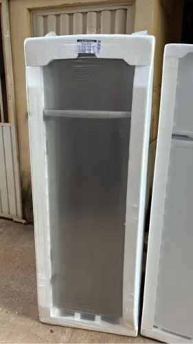 Freezer Brastemp flex inox frost free na caixa