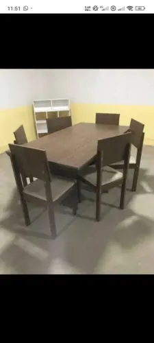 Mesa Jantar 6 Lugares + 6 Cadeiras - FUNCIONAL e BARATA