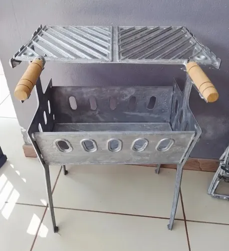 CHURRASQUEIRA DESMONTAVEL ALUMINIO FUNDIDO