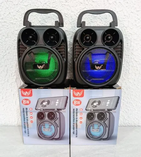 Caixinhas de Som Bluetooth Pendrive Cartão de Memória Rádio Fm Novas na Caixa.