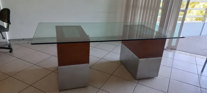 Mesa de vidro (somente mesa)