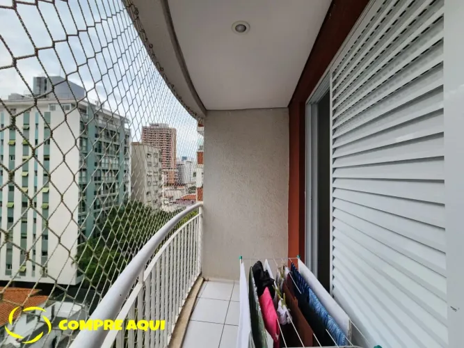Santa Cecília | 1 Dormitorio | Reformado | 42 m² | Varanda | 1 Vaga.