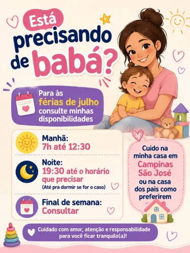 Serviços de babá 