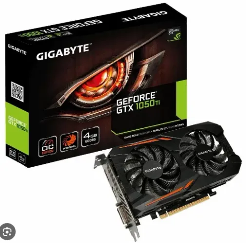 Placa Vídeo Nvidia Gigabyte Geforce Gtx 1050 Ti Oc 4gb