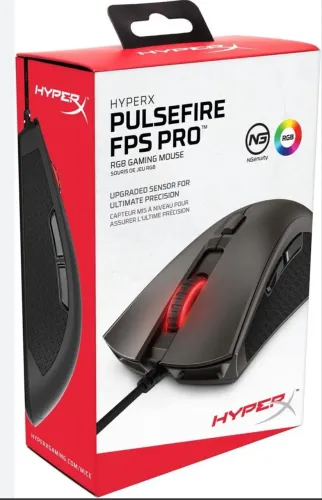 Mouse gamer HyperX Pulsefire FPS Pro, preto