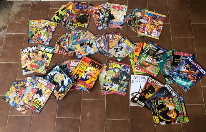 Lote de Revistas Ultra Jovem,Anime Do, Heróis do Futuro,Neo Tokyo
