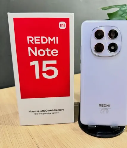  Xiaomi Redmi Note 15 NFC - 256GB/8GB RAM - Fone de Ouvido - Lacrados 