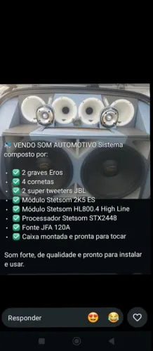 VENDO SOM AUTOMOTIVO