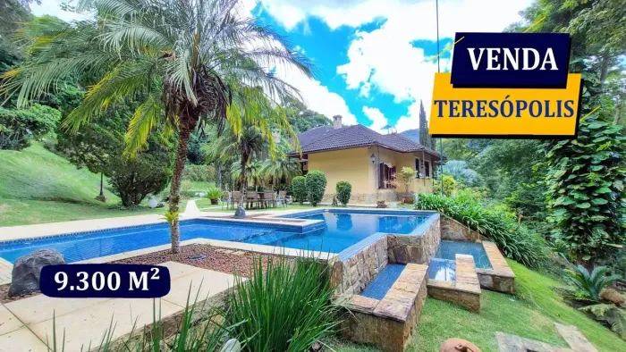 TERESÓPOLIS QUEBRA FRASCOS SENSACIONAL SÍTIO 9300M² LAZER PRIVATIVO 7 QUARTOS CONDOMÍNIO E