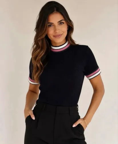 Blusa feminina tam P preta LezaLez
