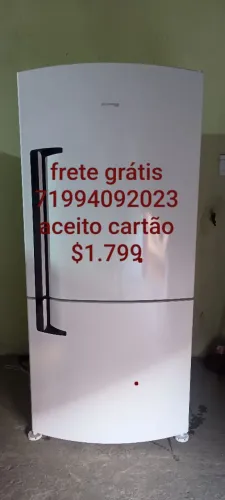 Brastemp Frost Free 600L GIGANTE $1.799 frete grátis *23 aceito cartão