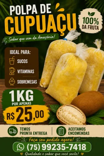 Polpa de Fruta Cupuaçu