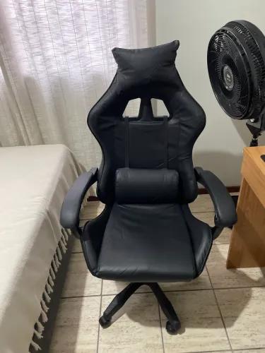 Cadeira Gamer Ergonômica reclinável Preta