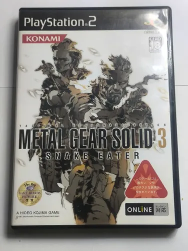 Jogo Original PS2 Playstation 2 - Metal Gear Solid 3 Snake Eater
