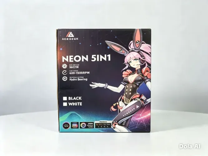 ventoinha neon 5in1 Caixa com 5 unidades