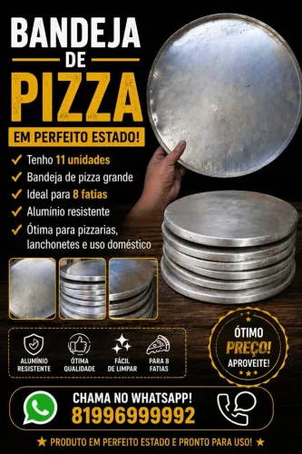 Forma de pizza grande