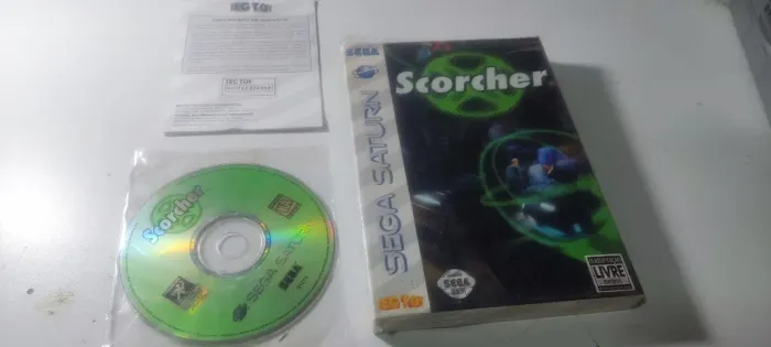 Scorcher Sega Saturn Long Box Tectoy