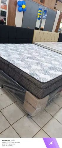 Cama Super King R$2.799,00 molas ensacadas 