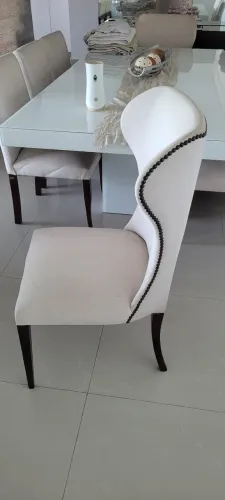 Cojunto de 08 Cadeiras de Jantar Marca Sierra - novíssimas