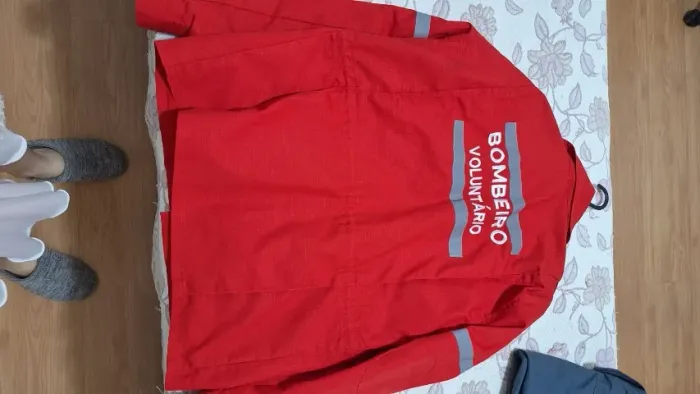 Conjunto de roupa reforçada (calça + jaqueta) resistente - pouco uso