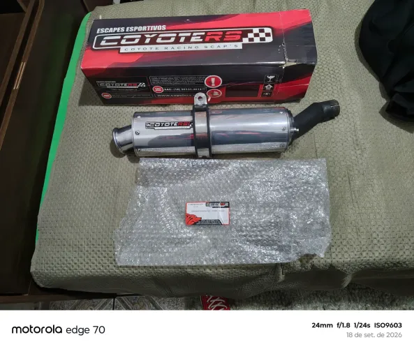 MOTO ESCAPAMENTO ESPORTIVO COYOTE CB TWISTER 250